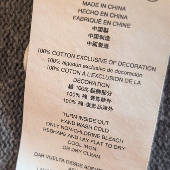 MICHAEL KORS Men's Full Zip Size XL Gray Dress Sweater - Picture 7 of 9